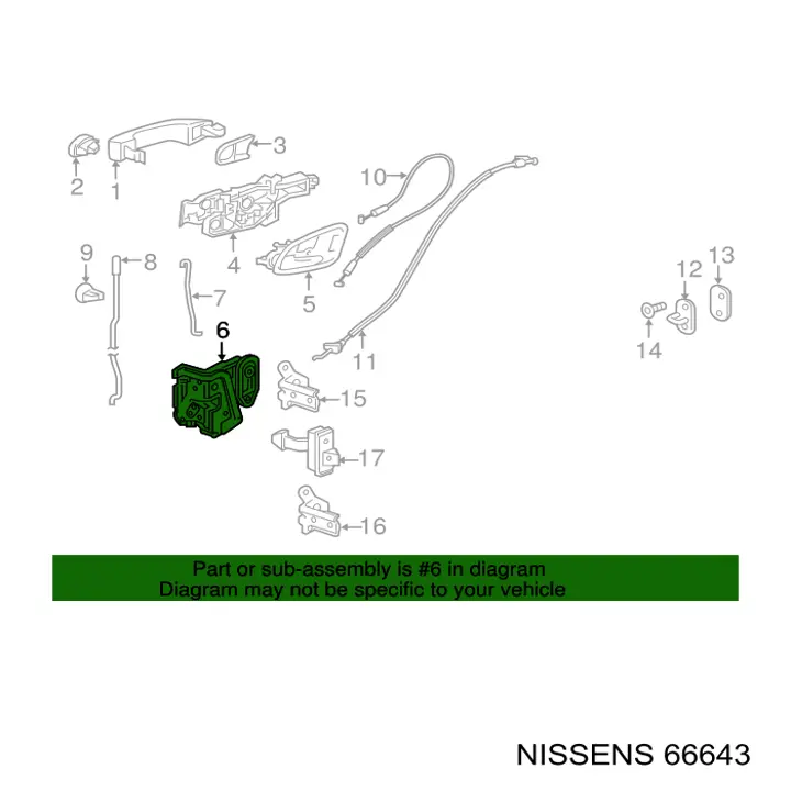 66643 Nissens радіатор охолодження двигуна