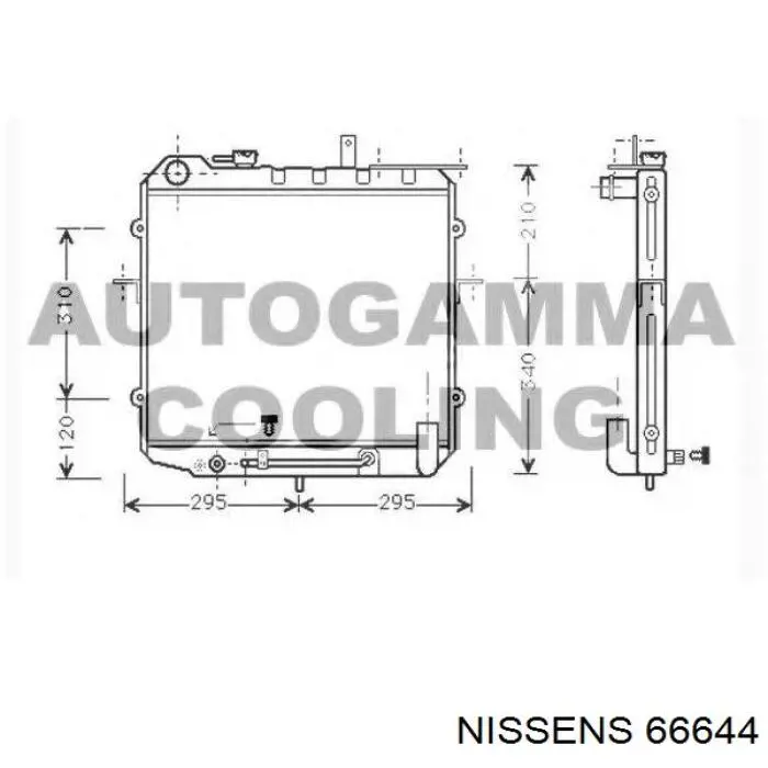 Радіатор основний Hyundai/Kia 0K05815200 ціна, від 114.19 USD