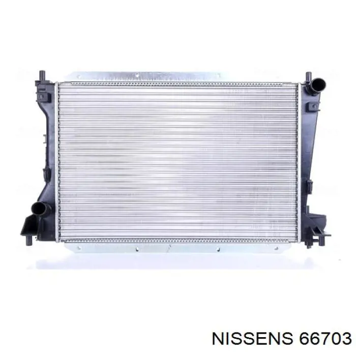 66703 Nissens радіатор охолодження двигуна