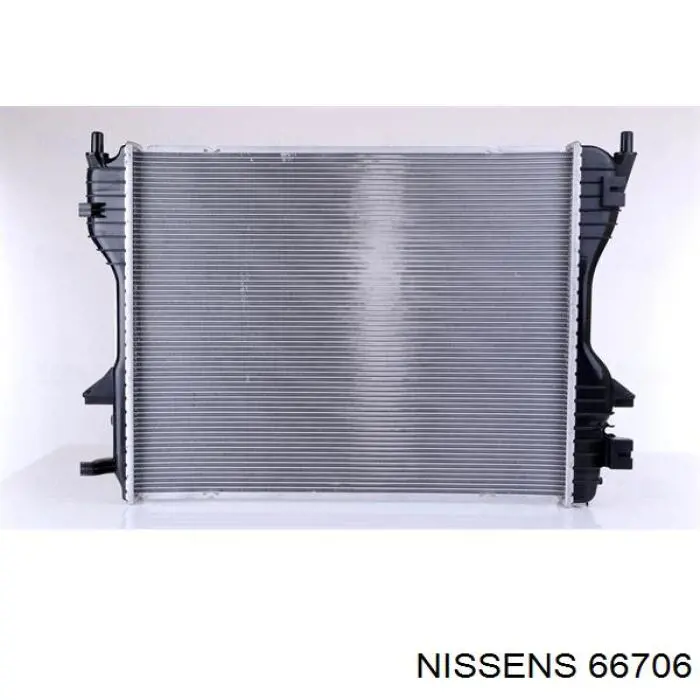 66706 Nissens радіатор охолодження двигуна