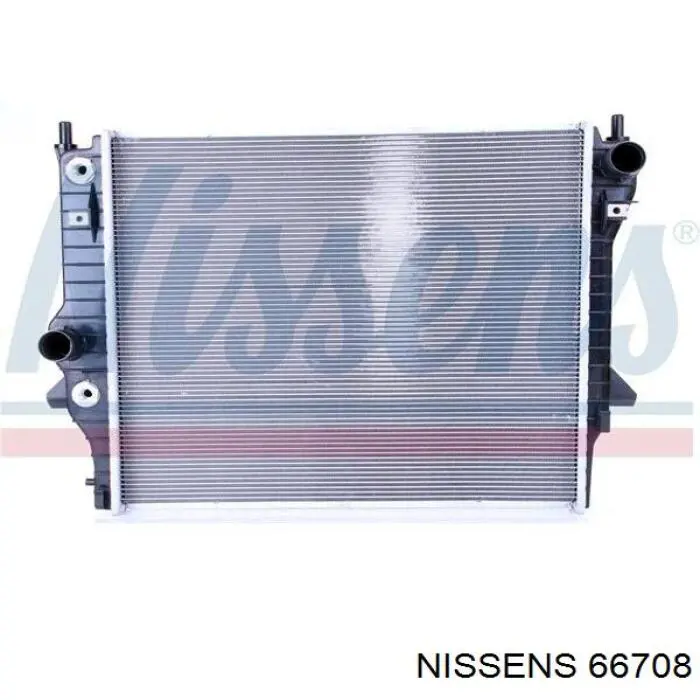 Радіатор основний Nissens 66708 ціна, від 268.49 USD