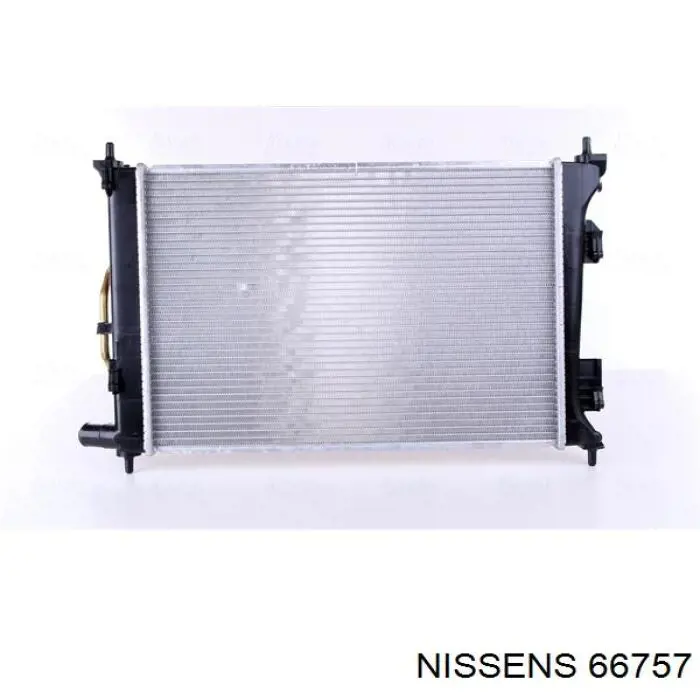 66757 Nissens Радіатор охолодження двигуна