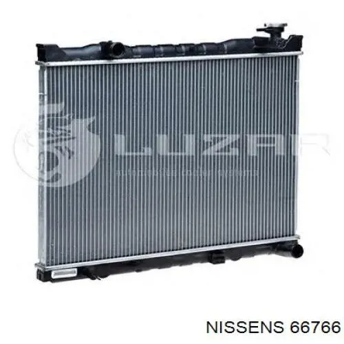 66766 Nissens радіатор охолодження двигуна