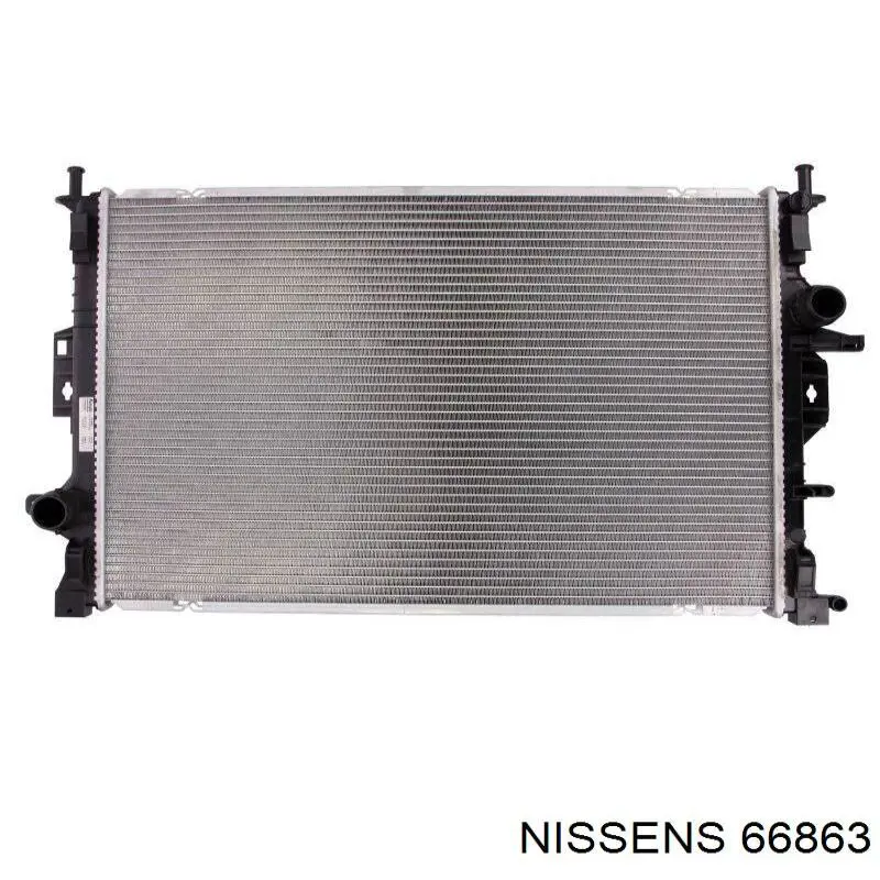 66863 Nissens радіатор охолодження двигуна