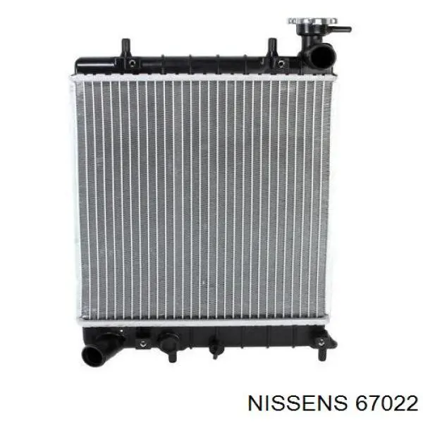 Купити 67022 Nissens Радіатор двигуна
