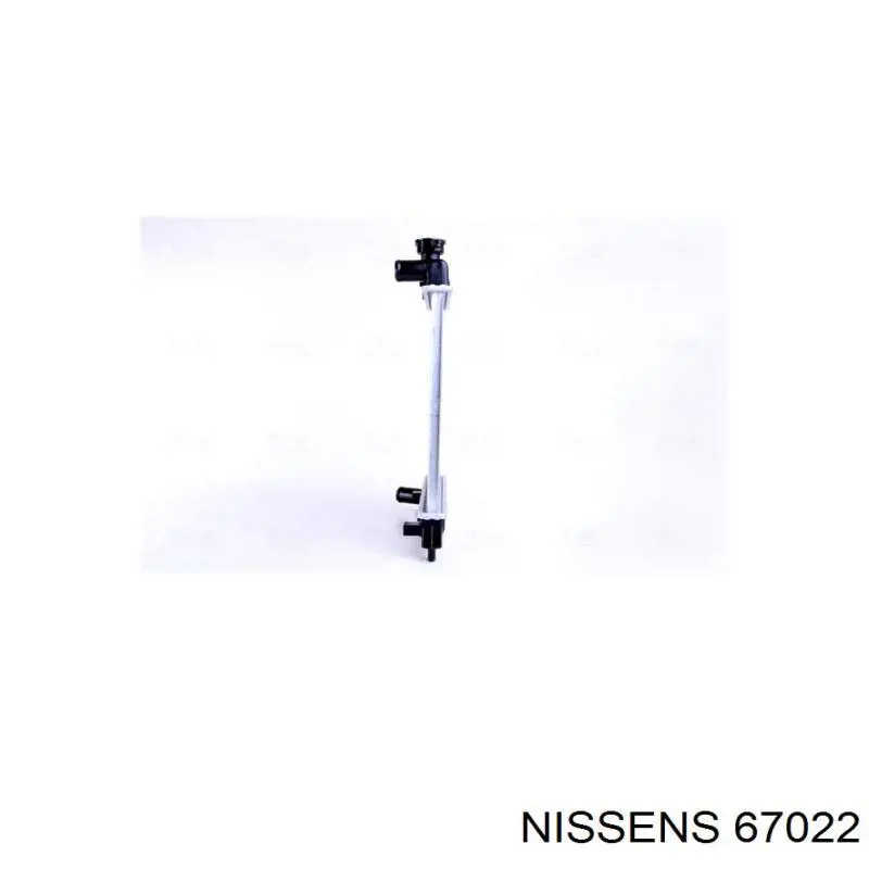 67022 Nissens радіатор охолодження двигуна
