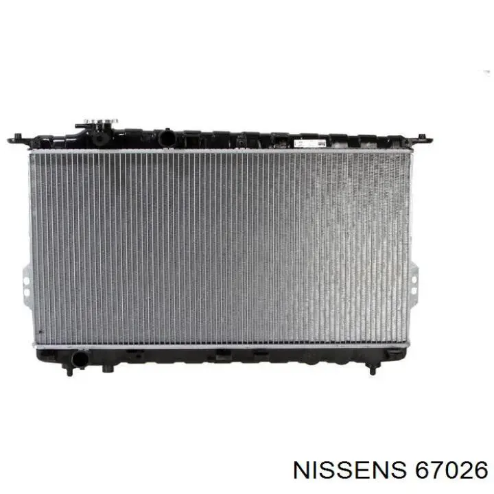 67026 Nissens радіатор охолодження двигуна