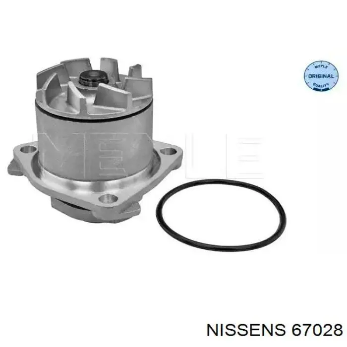 Радіатор охолодження Nissens 67028