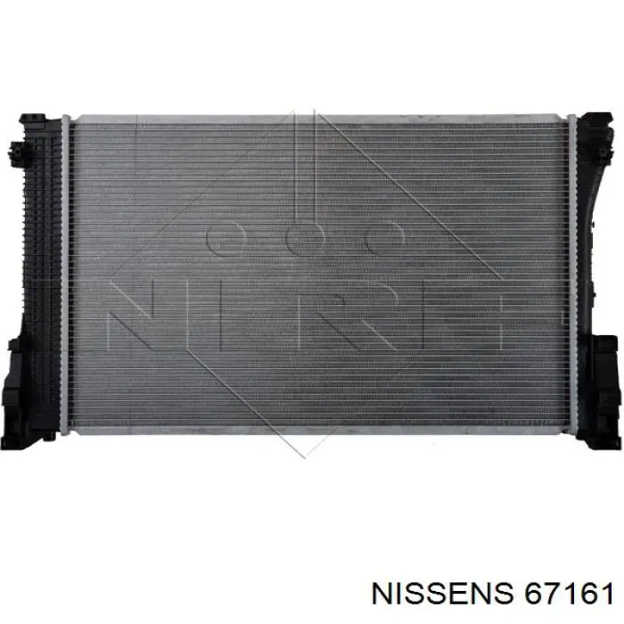 67161 Nissens радіатор охолодження двигуна