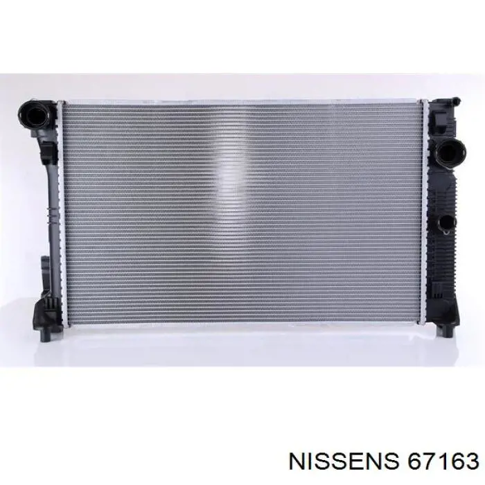 67163 Nissens радіатор охолодження двигуна