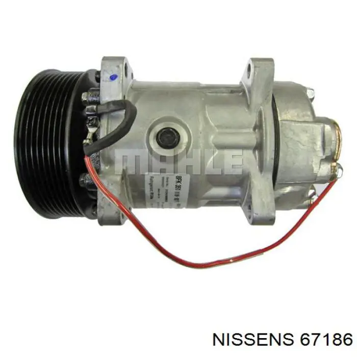 Купити 67186 Nissens Радіатор двигуна