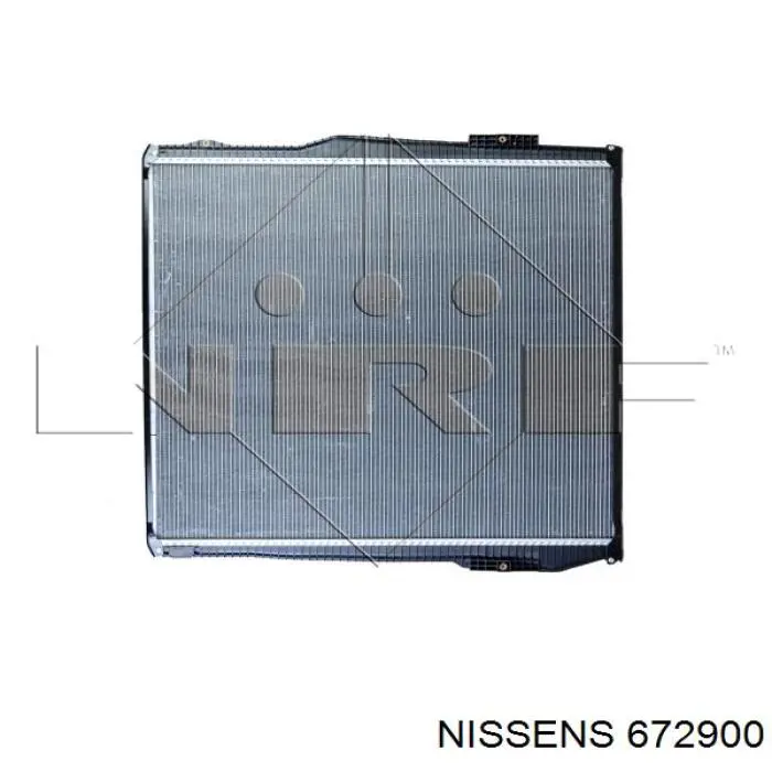 Радіатор основний Nissens 672900 ціна, від 483.36 USD