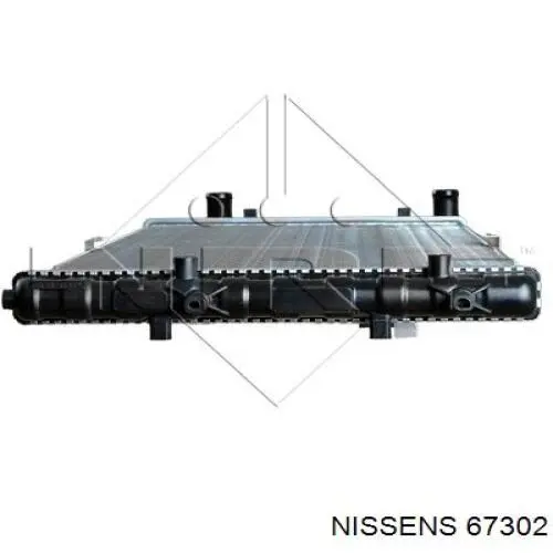 67302 Nissens Радіатор охолодження двигуна