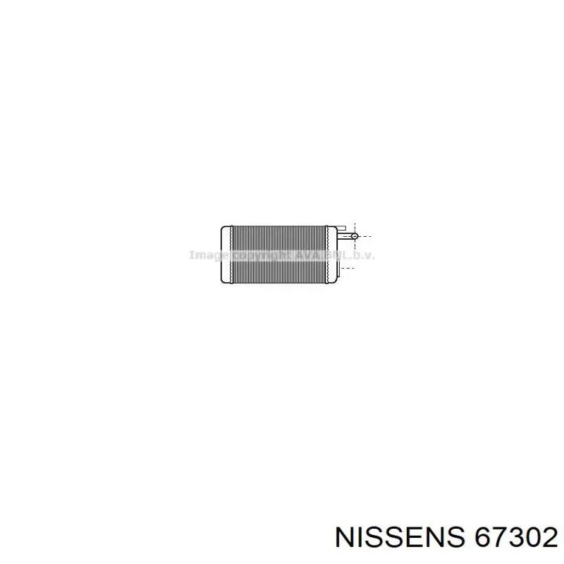 Радіатор основний Nissens 67302 ціна, від 77.39 USD