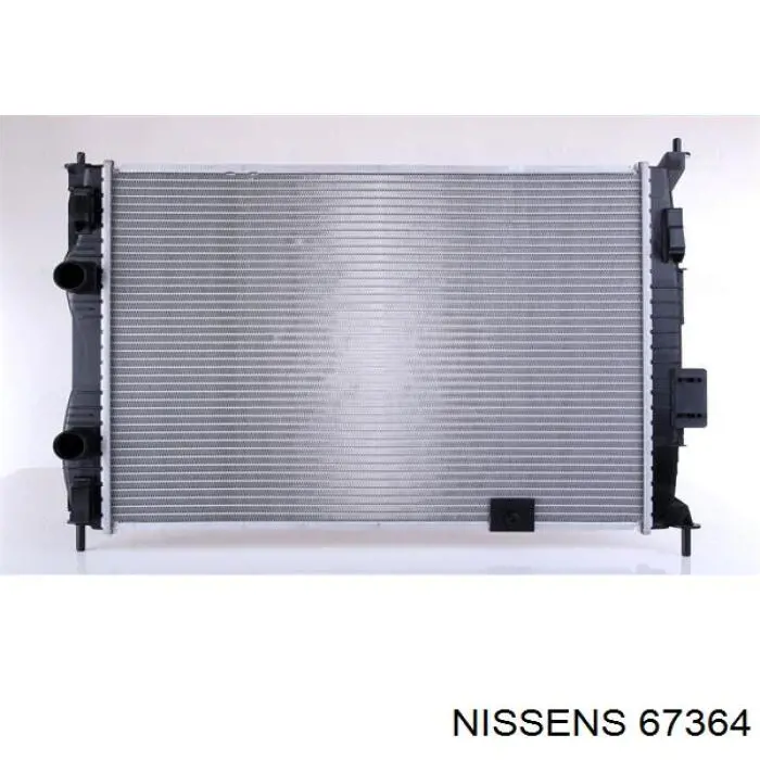67364 Nissens радіатор охолодження двигуна