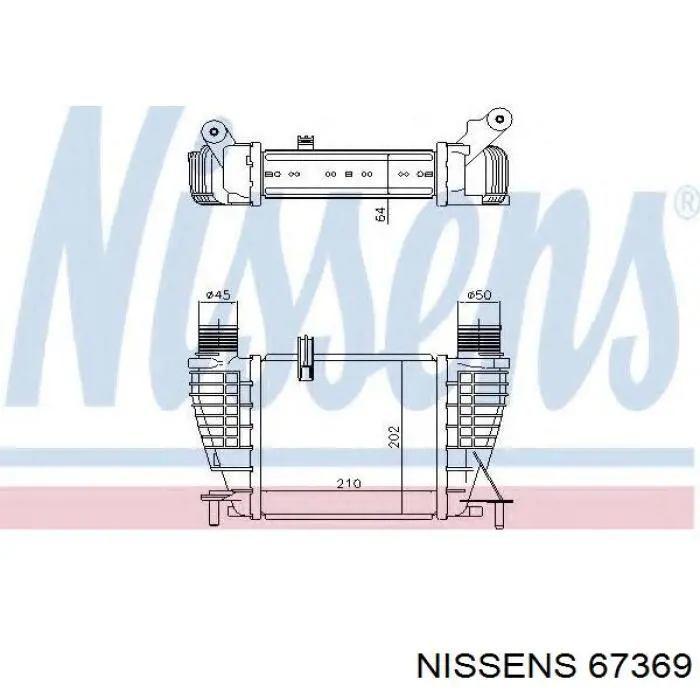 Радіатор 67369 Nissens
