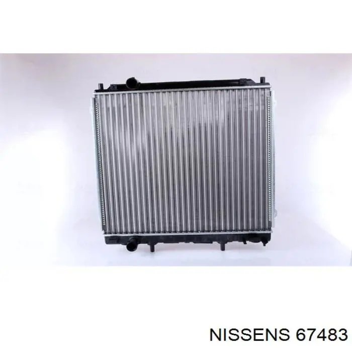 67483 Nissens радіатор охолодження двигуна
