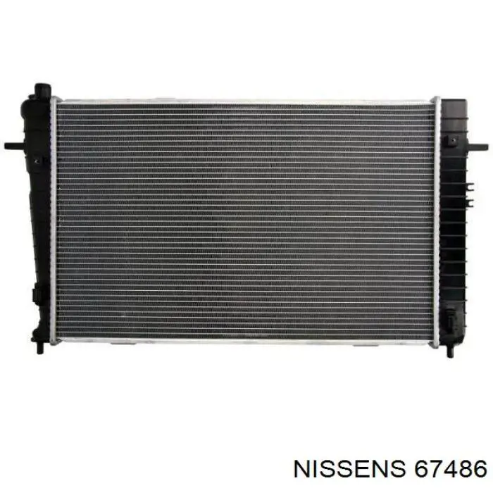 Купити 67486 Nissens Радіатор двигуна