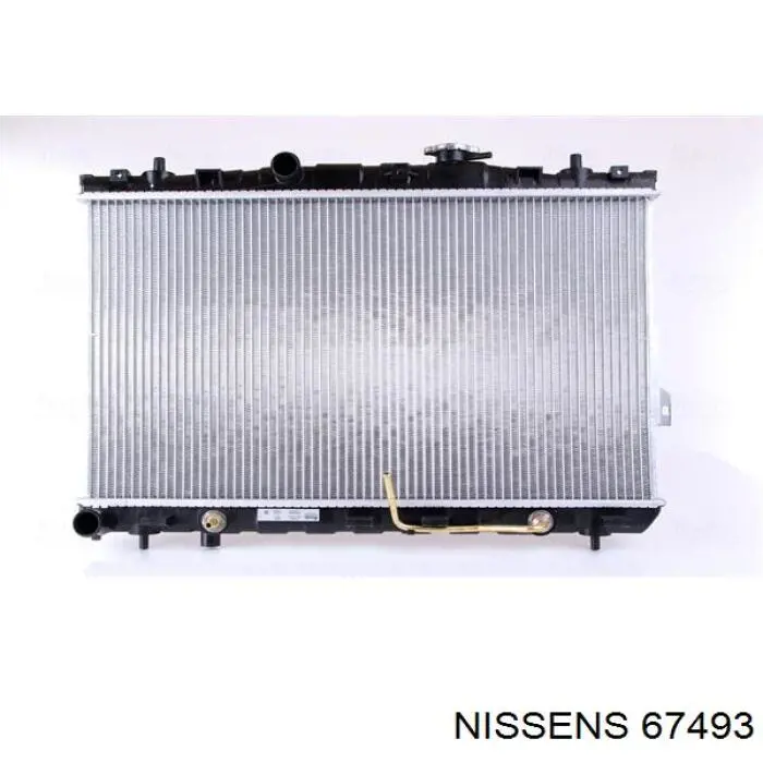 67493 Nissens радіатор охолодження двигуна