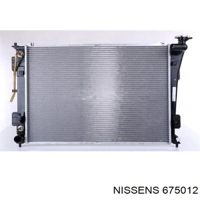675012 Nissens радіатор охолодження двигуна