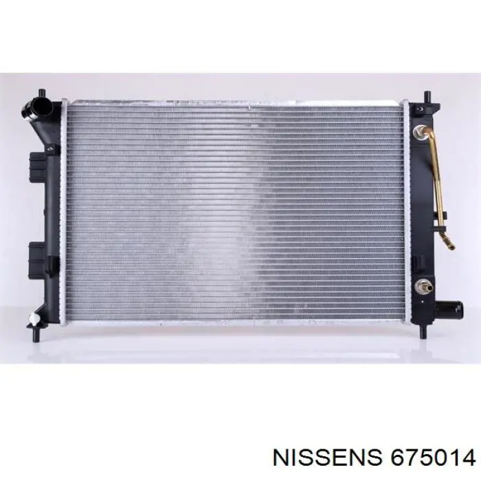 675014 Nissens радіатор охолодження двигуна