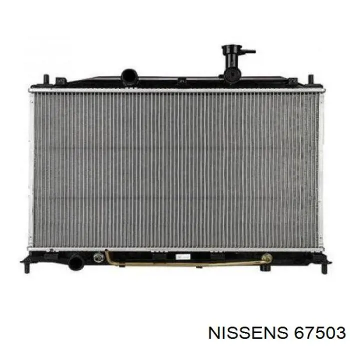 Радіатор основний Nissens 67503 ціна, від 90.59 USD