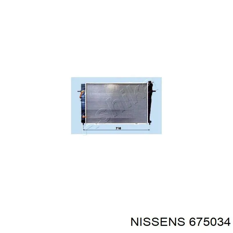 Радіатор основний Nissens 675034 ціна, від 197.52 USD