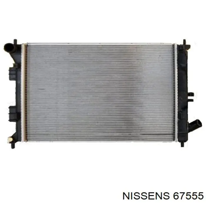 67555 Nissens радіатор охолодження двигуна