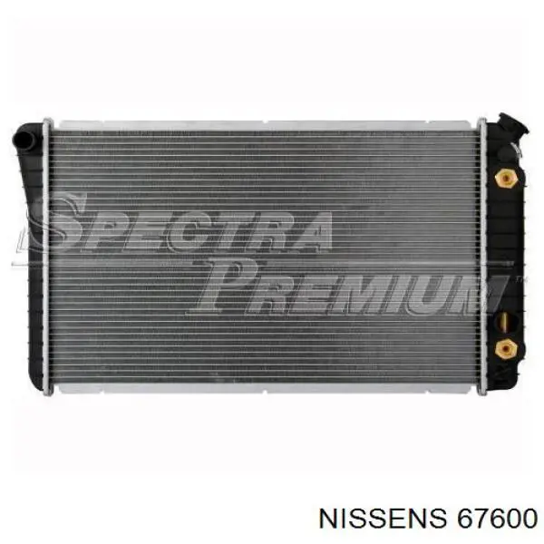 Радіатор основний Nissens 67600 ціна, від 108.21 USD