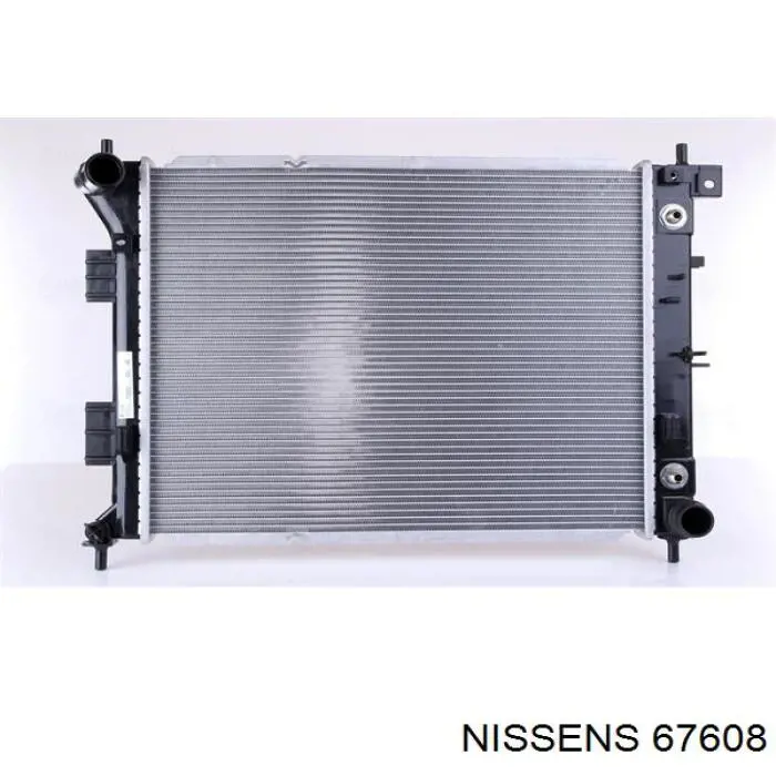 67608 Nissens радіатор охолодження двигуна