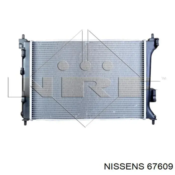 Радіатор охолодження Nissens 67609