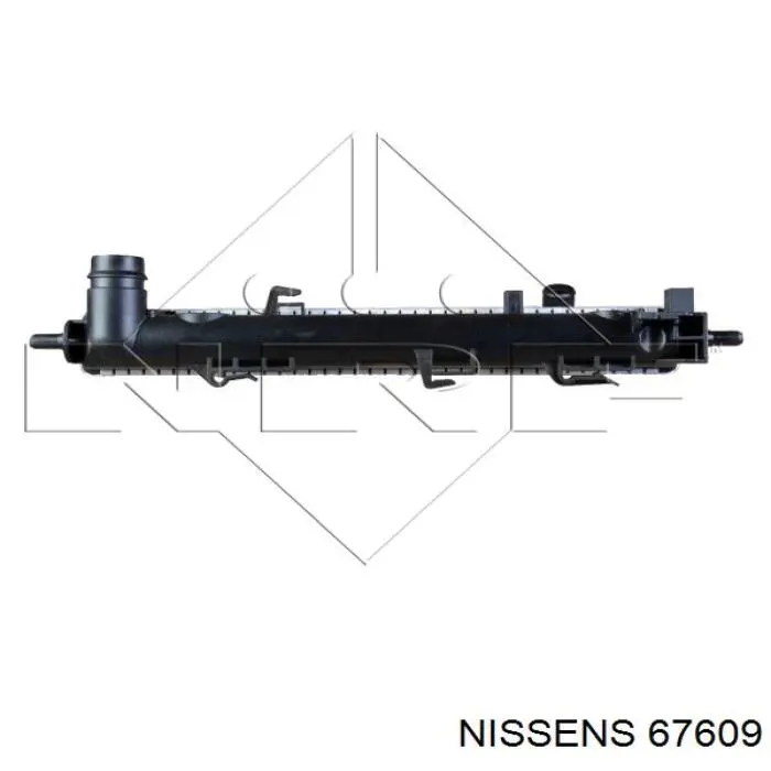 67609 Nissens Радіатор охолодження двигуна