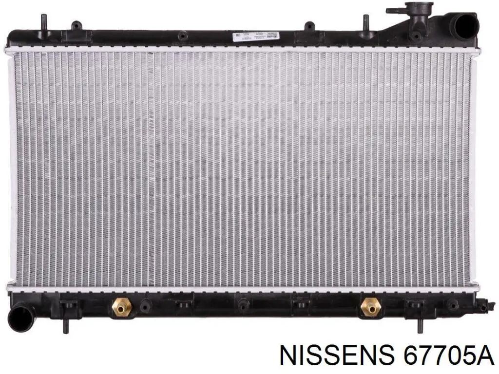 67705A Nissens радіатор охолодження двигуна
