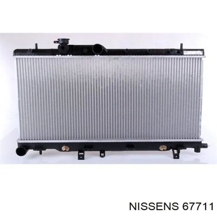 Радіатор основний Nissens 67711 ціна, від 97.35 USD