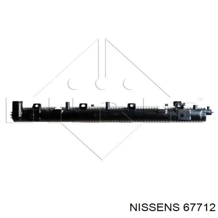 Купити 67712 Nissens Радіатор двигуна