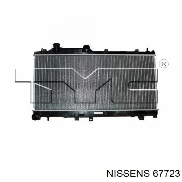 Купити 67723 Nissens Радіатор двигуна