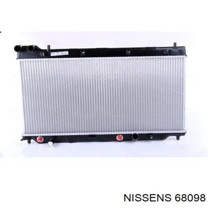 68098 Nissens радіатор охолодження двигуна