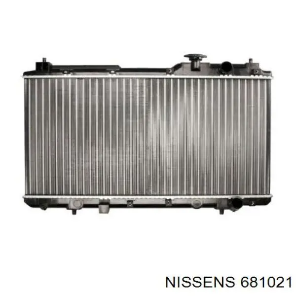 681021 Nissens радіатор охолодження двигуна
