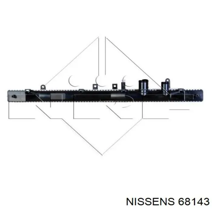 68143 Nissens Радіатор охолодження двигуна