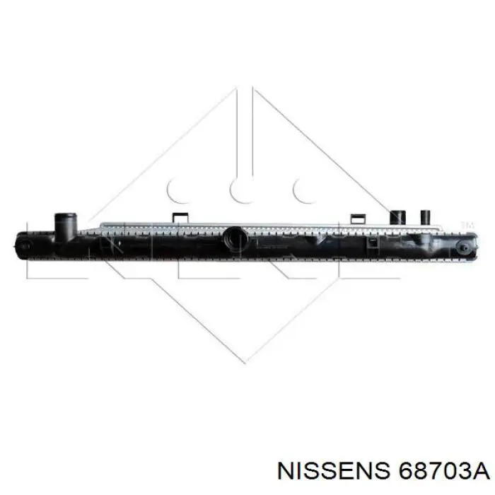 Купити 68703A Nissens Радіатор двигуна