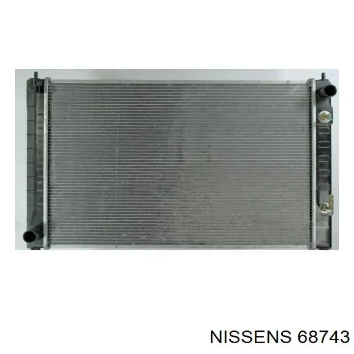 68743 Nissens радіатор охолодження двигуна