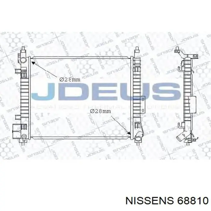 Радіатор основний Denso DRM46054 ціна, від 156.52 USD