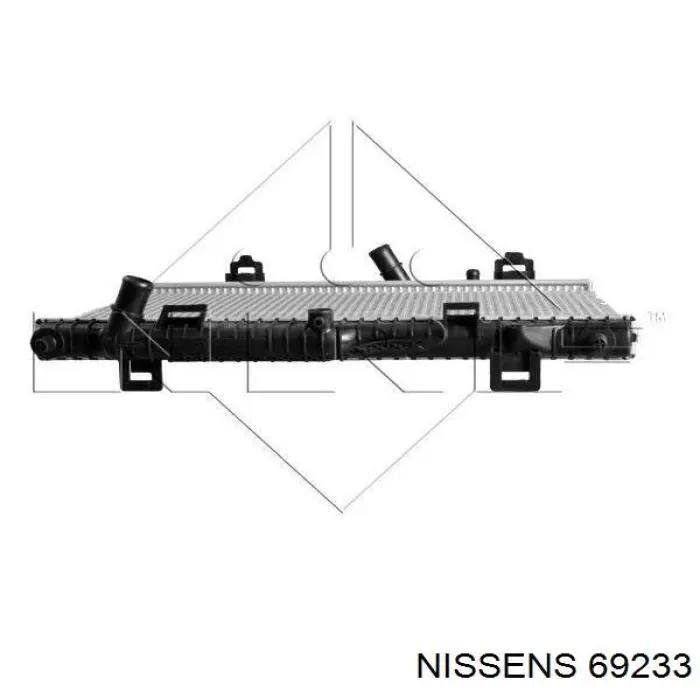 Радіатор основний Nissens 69233 ціна, від 78.42 USD