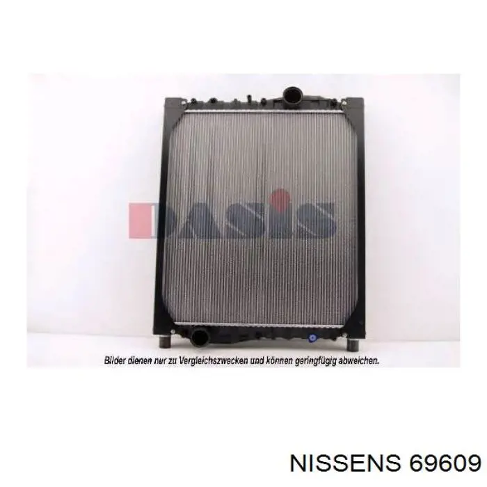 69609 Nissens Радіатор охолодження двигуна