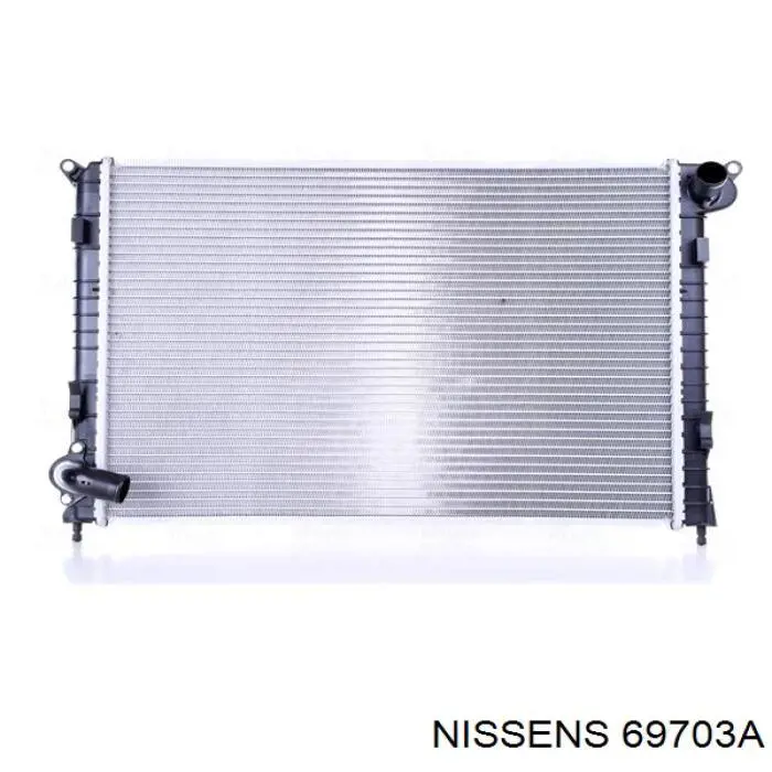 69703A Nissens Радіатор охолодження двигуна
