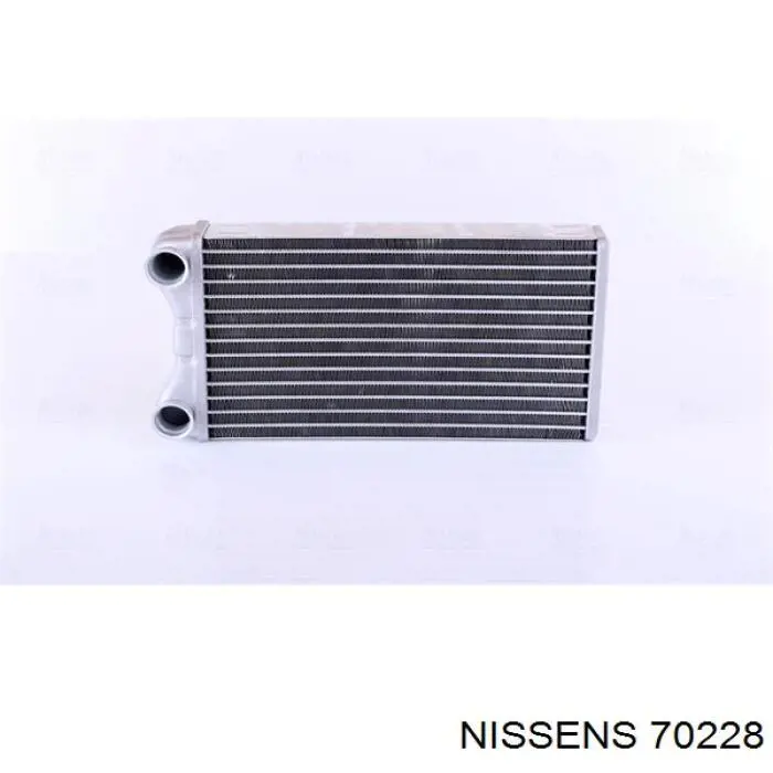 Радіатор пічки (обігрівача) Nissens 70228 ціна, від 37.69 USD