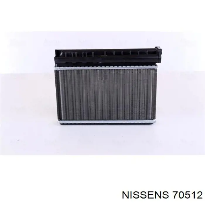 Радіатор пічки (обігрівача) Nissens 70512 ціна, від 40.80 USD