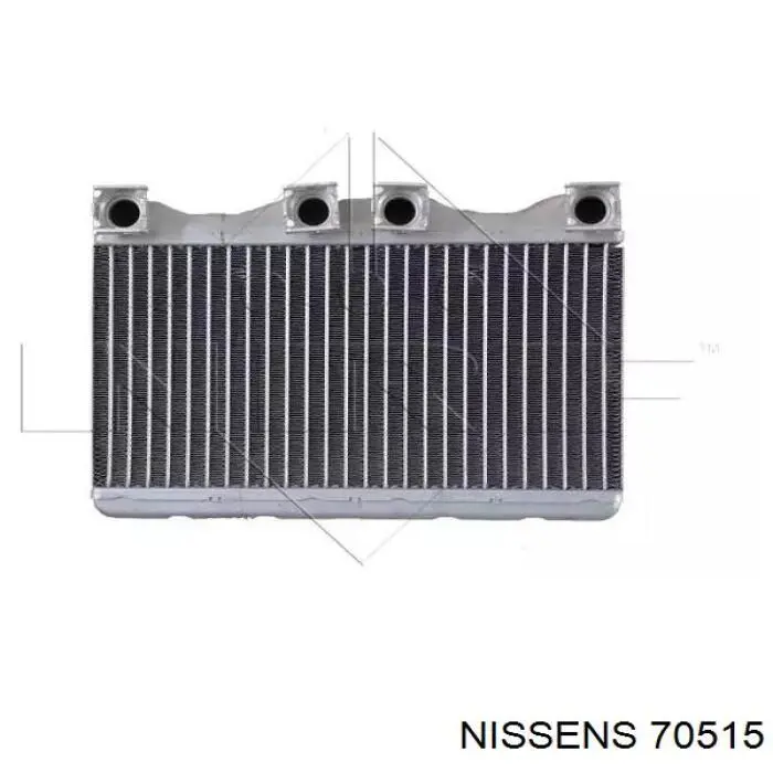 70515 Nissens радіатор пічки (обігрівача)