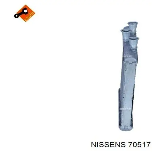 70517 Nissens радіатор пічки (обігрівача)