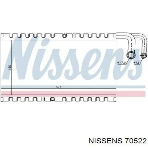 Купити 70522 Nissens Теплообмінник